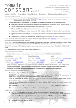 T&eacute;l&eacute;charger mon CV