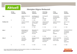 Menuplan KW 08