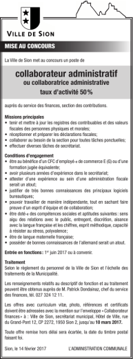 collaborateur administratif