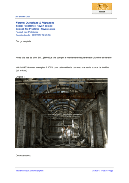 Forum: Le coin des geeks - The Blender Clan