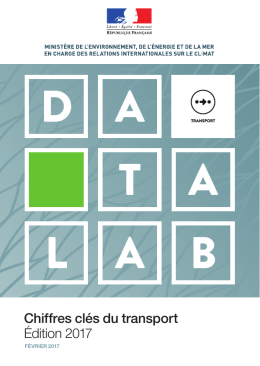 Chiffres clés du transport - Édition 2017