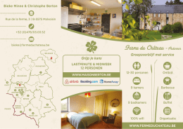 BeursFolder NL - Ferme du Chateau