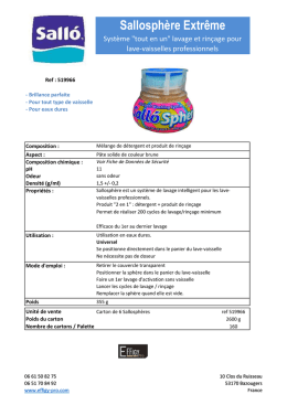 Sallosphere Extreme - Fiche produit - EFFIGY