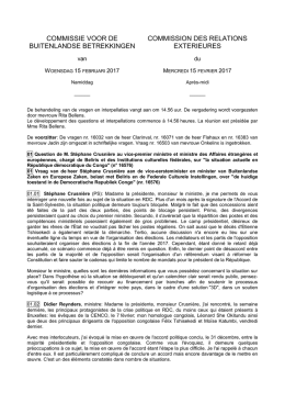 commissie voor de buitenlandse betrekkingen commission