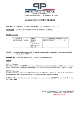 T&eacute;l&eacute;charger le message de commandement PDF