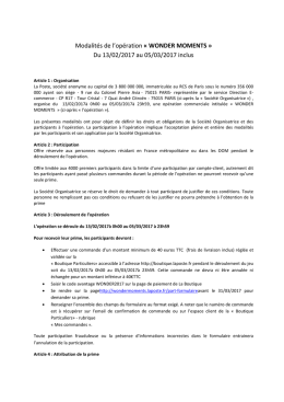 Voir d&eacute;tail de l`offre dans les modalit&eacute;s. - La Poste