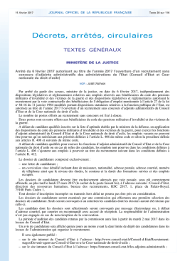 Journal officiel de la R&eacute;publique fran&ccedil;aise - N