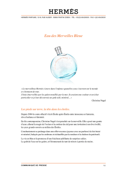 Eau des Merveilles Bleue