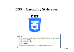 Cours sur le CSS - le site des Le  on