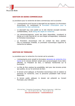 gestion de biens commerciaux gestion de terrains