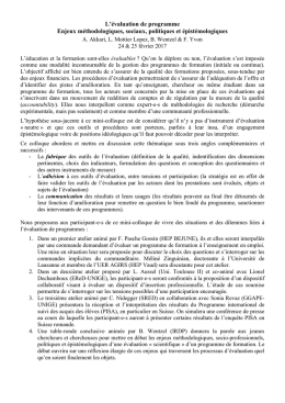Argumentaire