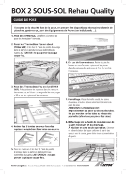 BOX 2 SOUS-SOL Rehau Quality