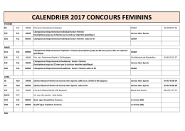 CALENDRIER - ffpjp