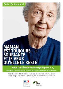 l`affiche A3 "Femme" - Pour les personnes âgées