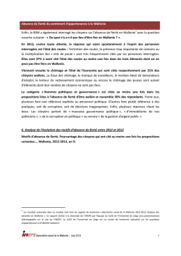 Absence de fiert&eacute; en Wallonie