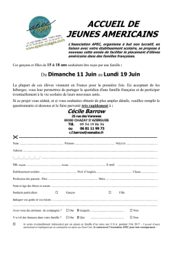 pr&eacute;inscription juin