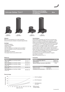 Zehnder Bo&icirc;tier TVA P