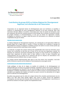 Notre contribution au sch&eacute;ma