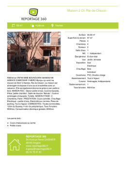 Maison &agrave; vendre Nantes REPORTAGE 360