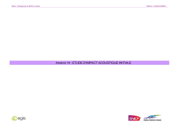annexe 14 : etude d`impact acoustique initiale