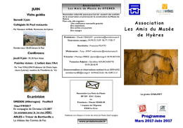 Voir - Les Amis du Mus&eacute;e de Hy&egrave;res