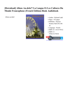 [Download] Allons Au-dela?!