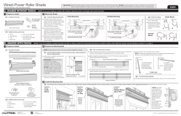 Wired-Power Roller Shade