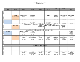 vacances scolaires - sc taron sevignacq