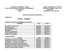 controle de rattrpage 20162017 - Facultés des Sciences Juridiques