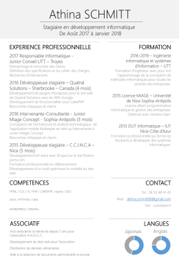 T&eacute;l&eacute;charger mon cv