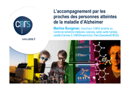 L`accompagnement par les proches des personnes