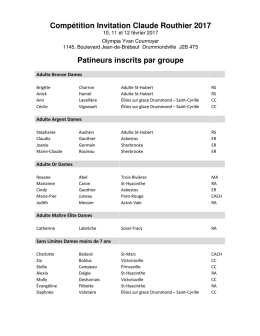 Groupe invitation Claude Routhier 2017