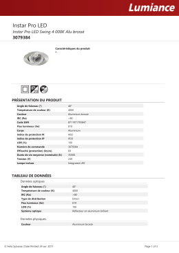 Instar Pro LED Swing 4 000K Alu bross&eacute;