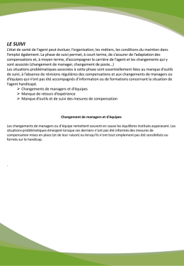 Changements de managers et d`équipes