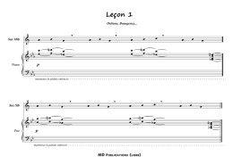 Leçon 1 - MD Publications