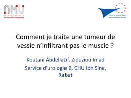 Comment je traite une tumeur de vessie `i filt a t pas le us le ?