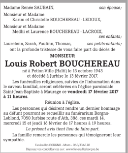 Louis robert BouCHereAu