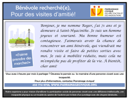 Bénévole recherché(e), Pour des visites d`amitié!