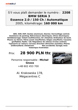 Offre écrite - Autoauto.pl