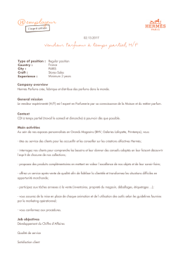 - Herm&egrave;s employeur