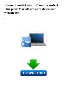 Discount mediAvatar iPhone Transfert Plus pour Mac all software