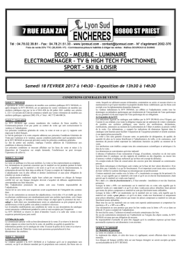 T&eacute;l&eacute;charger la liste de vente