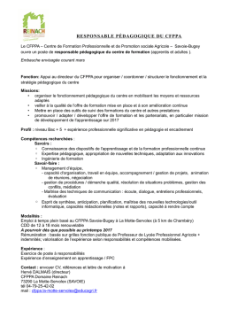 formateur technique en amenagements paysagers