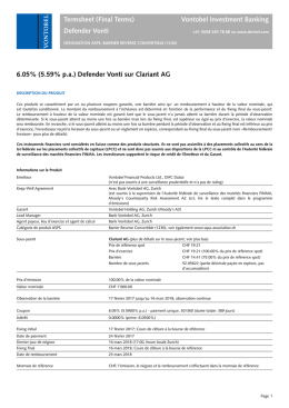 Vontobel Documentation Derivatives