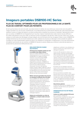 Fiche produit du DS8100-HC Series