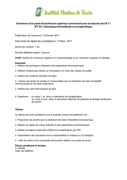 Consulter l`annonce