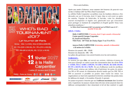 Plaquette - Who`s BaD Paris