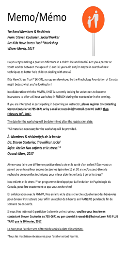 steven for kid stress 2017 eng franc