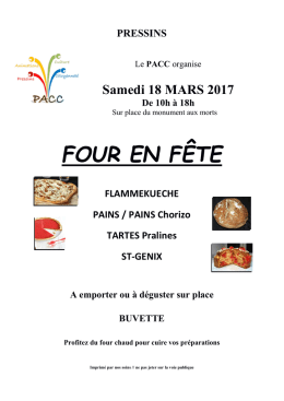 FOUR EN F&Ecirc;TE
