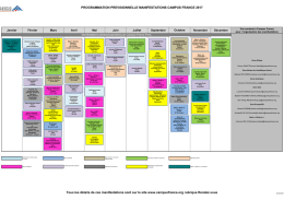 Calendrier 2017